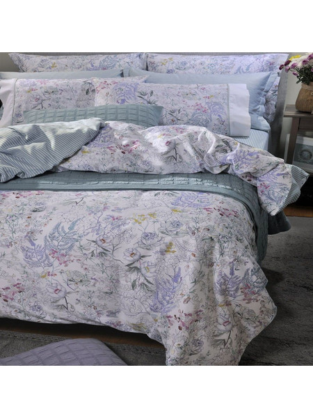 Κουβερλί 786 (Σετ 3τμχ) Celadon Down Town Υπέρδιπλo 235x250cm 100% Βαμβακοσατέν