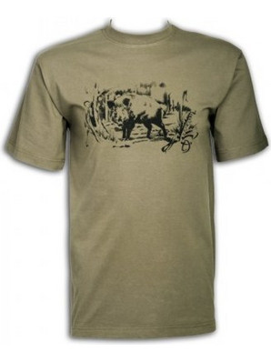 T-SHIRT ΑΓΡΙΟΧΟΙΡΟΣ ΧΑΚΙ TOXOTIS 05GP