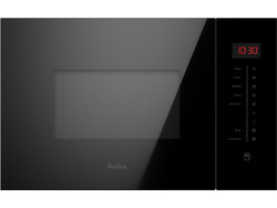Amica AMMB25E2SGB Εντοιχιζόμενος Φούρνος Μικροκυμάτων με Grill 25lt Μαύρος