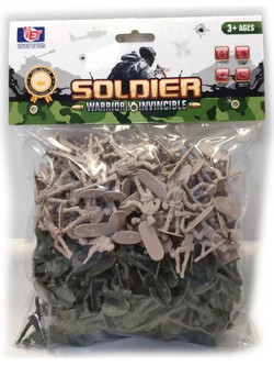 Σετ Στρατιωτάκια Soldier Warrior Invicible 200τμχ MKM532426