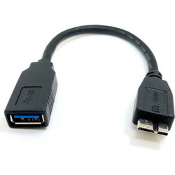POWERTECH καλώδιο USB 3.0 σε USB Micro B CAB-U155, 0.3m, μαύρο
