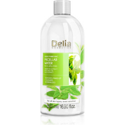 Delia Cosmetics Green Tea Micellar Water Ντεμακιγιάζ 500ml