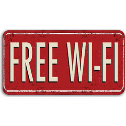 Ango Wi-Fi Πινακίδα Διακόσμησης Forex Κόκκινη 63109