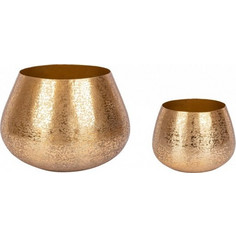 Bizzotto Varanasi Σετ Κασπώ Αλουμινίου Χρυσό 42.5x31.5cm 2τμχ