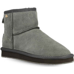 Mexx Γυναικεία Μποτάκια Suede Γκρι με Γούνα Mxch016601W-9000