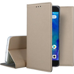 Θήκη Πορτοφόλι Book Case Για Xiaomi Redmi 4X με Stand -Χρυσό