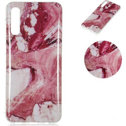 Θήκη Samsung Galaxy A50 / A30s / A50s Slim Fit TPU Case Θήκη Σιλικόνης Marble Pink