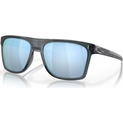 Oakley Leffingwell OO 9100 05 Ανδρικά Γυαλιά Ηλίου Τετράγωνα Κοκάλινα Μπλε με Μπλε Καθρέπτη Φακό