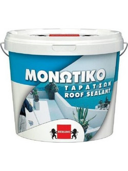 Berling Roof Sealant Ελαστομερές Επαλειφόμενο Ακρυλικό Μονωτικό Ταράτσας Λευκό 3lt