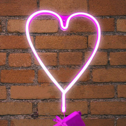NEON LED STRIPS HEART NEON3*AA ΜΠΑΤΑΡΙΑ4.5V EL131003