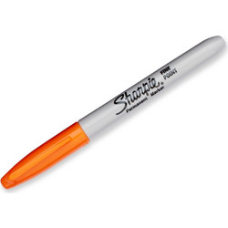 Μαρκαδόρος Ανεξίτηλος Πορτοκαλί Permanent Fine 1mm Sharpie (1701.1107.)