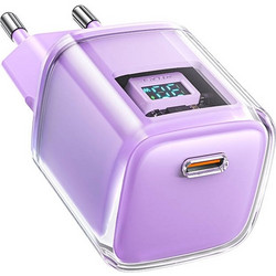 Acefast A53 Φορτιστής Χωρίς Καλώδιο με Θύρα USB-C 30W Power Delivery Purple