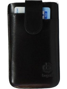 BUGATTI LEATHER PREMIUM ΘΗΚΗ ΠΟΥΓΚΙ SLIM CASE BLACK ML