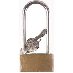 Λουκέτο Πέταλο Χρυσό με Κλειδί 42mm ForHome 246004 - For Home