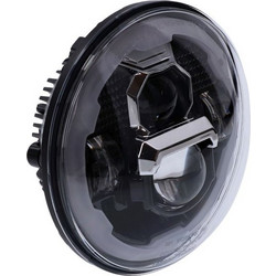 Φανάρι LED για HARLEY DAVIDSON SOFTAIL , ULTRA , ROAD KING Bright, 7 inch LED headlamp unit. Black