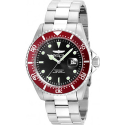 Invicta Pro Diver Ανδρικό Ρολόι με Ασημί Μεταλλικό Μπρασελέ 22020