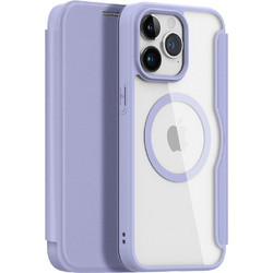 Dux Ducis Skin X Pro Wallet για Apple iPhone 15 Pro - Μωβ