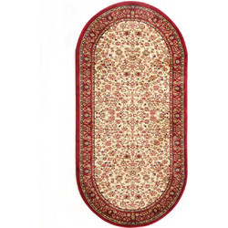 Royal Carpet Olympia Χαλί Οβάλ 100x200cm 8595K Cream