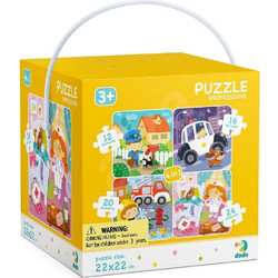 Παιδικό Puzzle Dodo Επαγγέλματα 12 + 16 + 20 + 24 Κομμάτια