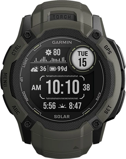 Smartwatch Garmin Instinct 2X Solar Moss