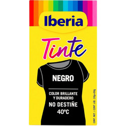 Βαφή για Ρούχα Tintes Iberia Μαύρο 40o C
