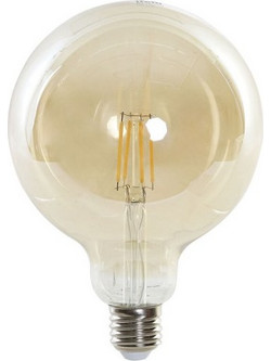 Λάμπα LED DKD Home Decor E27 A++ 4 W 450 lm Κεχριμπάρι 12,5 x 12,5 x 18 cm