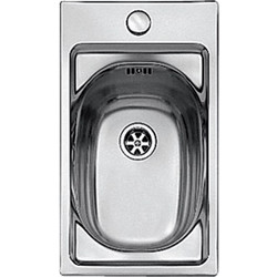 Foster 1000 Ένθετος Νεροχύτης Inox Σατινέ 29x50cm