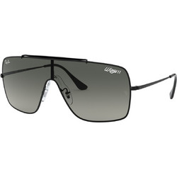 Ray-Ban RB3697 002/11 Ανδρικά Γυαλιά Ηλίου Μάσκα Μεταλλικά Μαύρα με Μαύρο Degradee Φακό