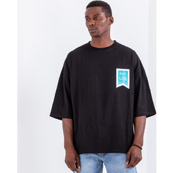 Tee Library Legacy Club Oversized T-Shirt (TCOT-15-Black)