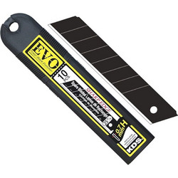 KDS HB-10B EVO Λάμες Μαχαιριών Σπαστές Μαύρες 25 x 0.7mm - 10τεμ