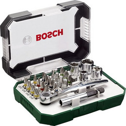 BOSCH - Σετ Κατσαβιδόλαμων και Καστάνιας 26 Τεμαχίων (2607017322)