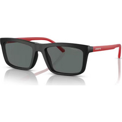 Arnette AN4333 29311W Ανδρικά Γυαλιά Ηλίου Τετράγωνα Κοκάλινα Μαύρα Κόκκινα με Μαύρο Polarized Φακό