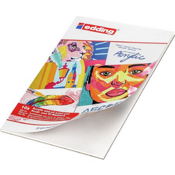 Μπλοκ Edding Α4 Acrylic - Oil Λευκό 10 Φύλλα
