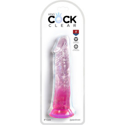 Pipedream King Cock 8" Ρεαλιστικό Dildo με Βεντούζα 21.8cm Ροζ