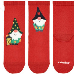 Condor Καλτσάκια Βρεφικά Christmas Red