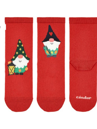 Condor Καλτσάκια Βρεφικά Christmas Red