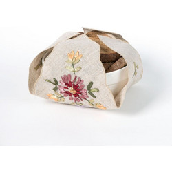 Ψωμιέρα rococo σταυρός 4338 (35cm x 35cm) μπέζ 6978000005009 silkfashion - 0.35x0.35