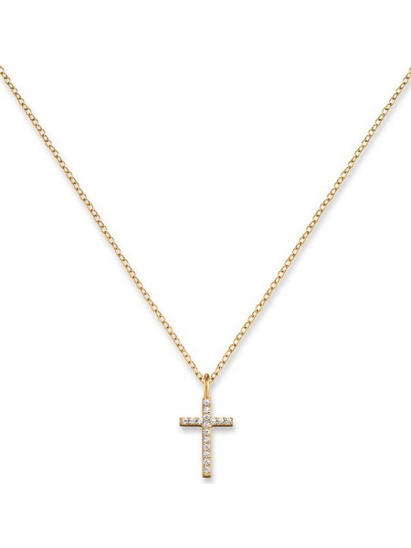 Engelsrufer ERN-LILCROSS-ZI-G Cross Ladies Necklace 38mm, adjustable