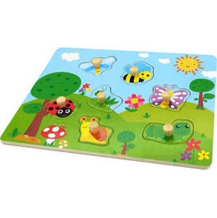 Παιδικό Puzzle Remoundo Σφηνώματα Έντομα 7 Κομμάτια