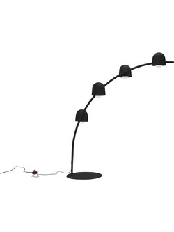 Fatboy Big Lebow - Φωτιστικό Δαπέδου Μεταλλικό 186x64x234 I Anthracite - Dimmable