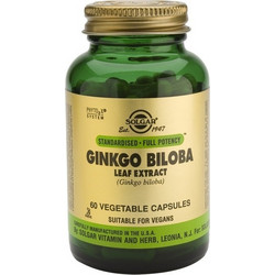 Solgar Ginkgo Biloba Leaf Extract 60 Κάψουλες