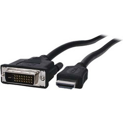 HQ Καλώδιο HDMI Male to DVI-D Male 10m Black