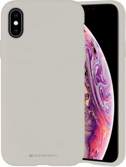 GOOSPERY SILICONE CASE FOR IPHONE X/XS (STONE)