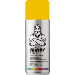 Minos Σπρέι Βαφής RAL1023 Κίτρινο Gloss 400ml