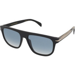 David Beckham DB7111/S 807/F9 Ανδρικά Γυαλιά Ηλίου Τετράγωνα Κοκάλινα Μπλε με Μπλε Degradee Φακό