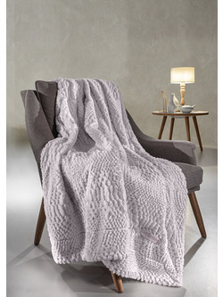Guy Laroche Ριχτάρι Διθέσιου Καναπέ 170x250 Crusty Melanze με Μαξιλαροθήκη