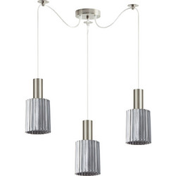 Home Lighting Κρεμαστό Φωτιστικό Οροφής Τρίφωτο E27 SE21-NM-4-GL1-NM3 77-8394