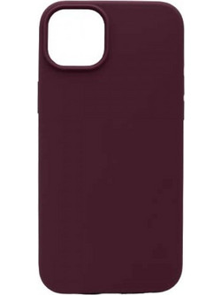 Θήκη Rubber Ενισχυμένης Σιλικόνης για iPhone 15 Plus Μπορντό