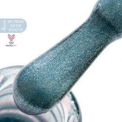 Alezori Gel Polish Velvet 02 Cat Eye Ημιμόνιμο Βερνίκι Νυχιών