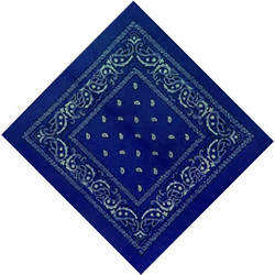 Μπαντάνα λαχούρ με διαστάσεις 55x55cm σε μπλέ χρώμα